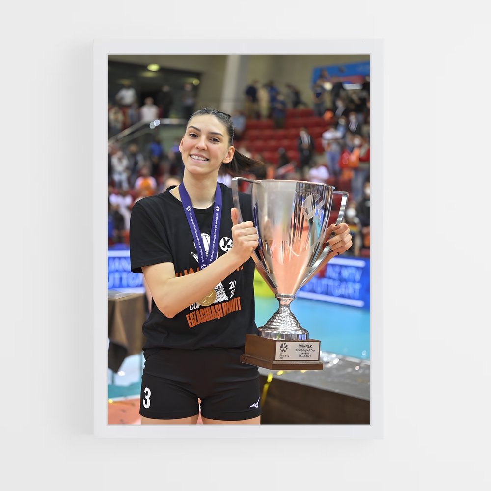 Poster La Victoire de Tijana – affiche Volleyball (vue 3)